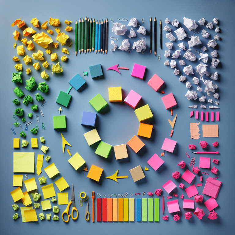 Step by Step Guide on Making Recycled Post-It Notes