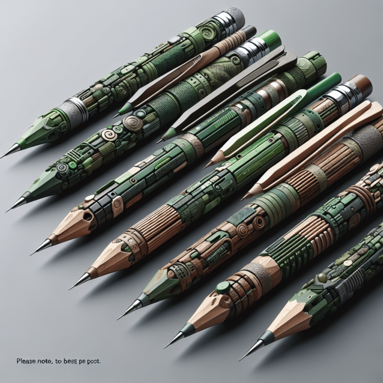 Mechanical Pencils Made from Recyclable Materials