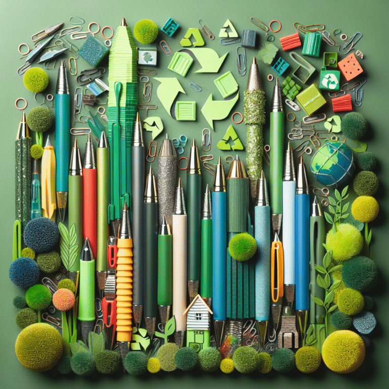 Using Recycled Material Ballpoint Pens for Sustainability