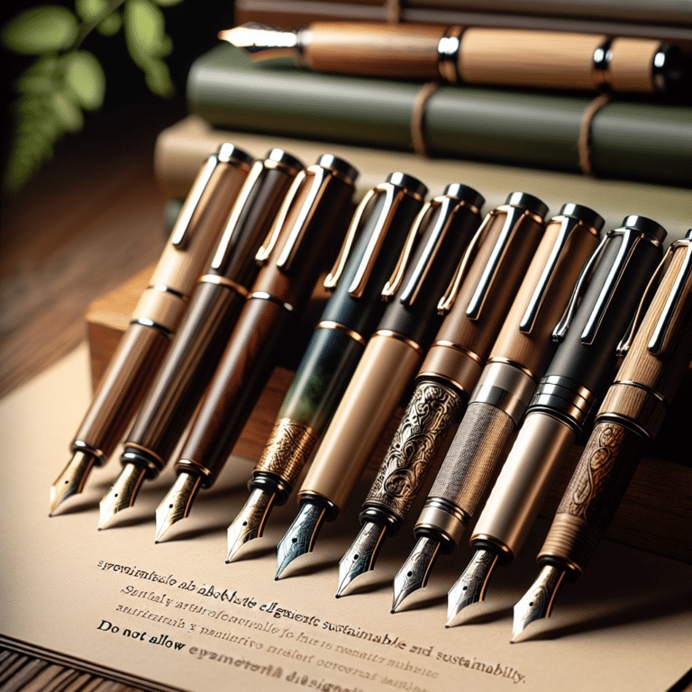 High-Quality and Sustainable Fountain Pens for Writers