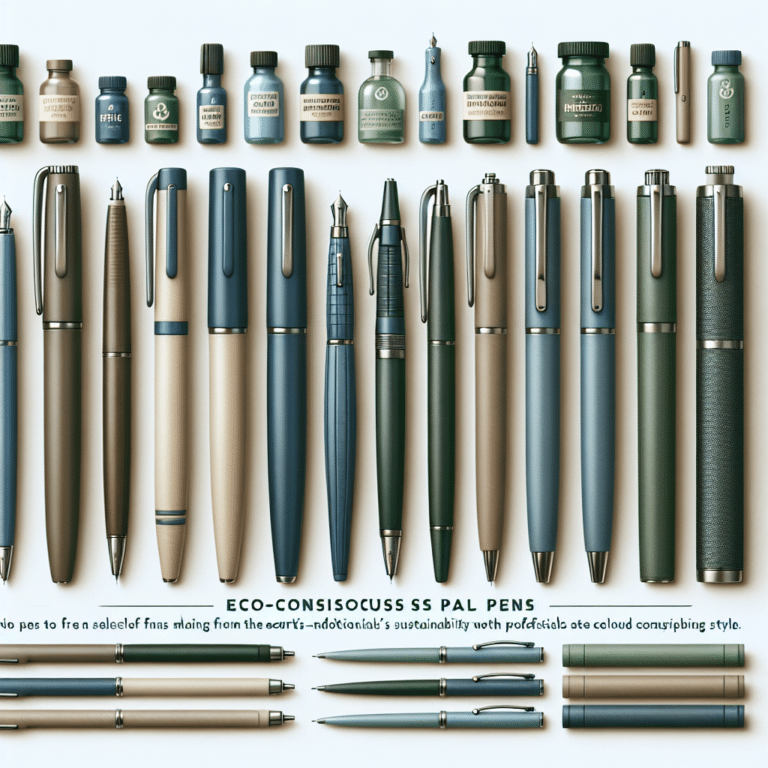 Eco-Conscious Pen Options for Professionals