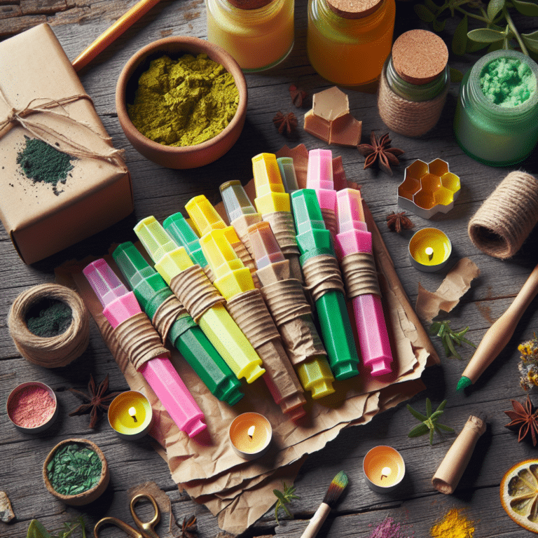 Making Sustainable Highlighters at Home