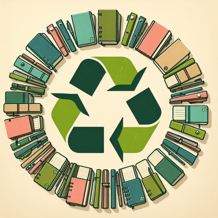 Recycled Notebooks for Journaling