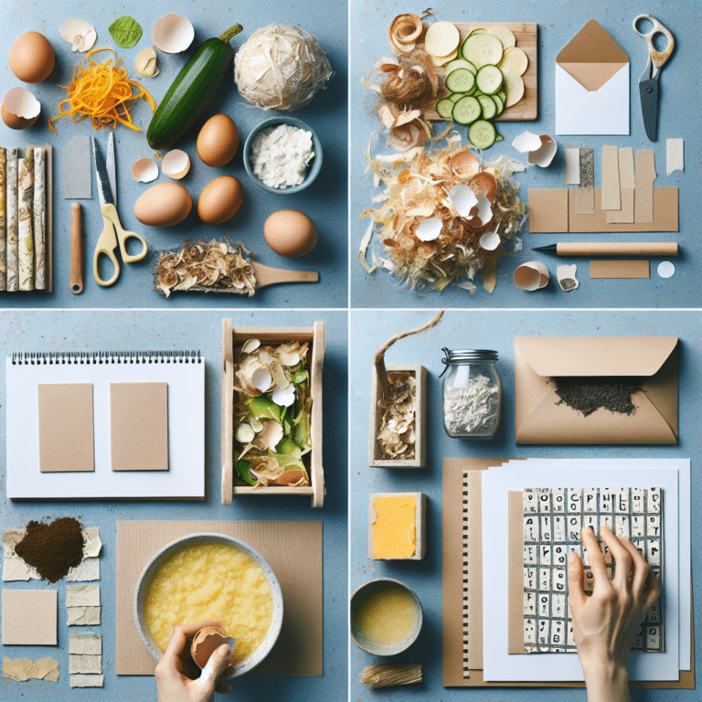 Crafting Stationery from Kitchen Waste: A Guide