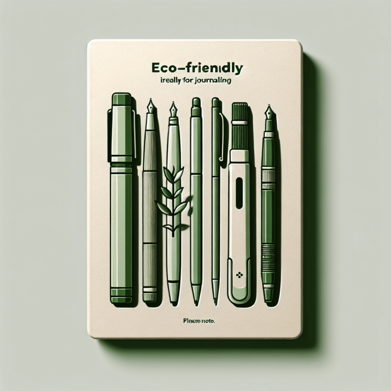 Eco-Friendly Pens That are Perfect for Journaling