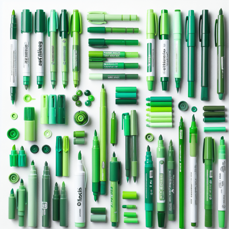 Green Marker Brands for Your Art and Office Needs