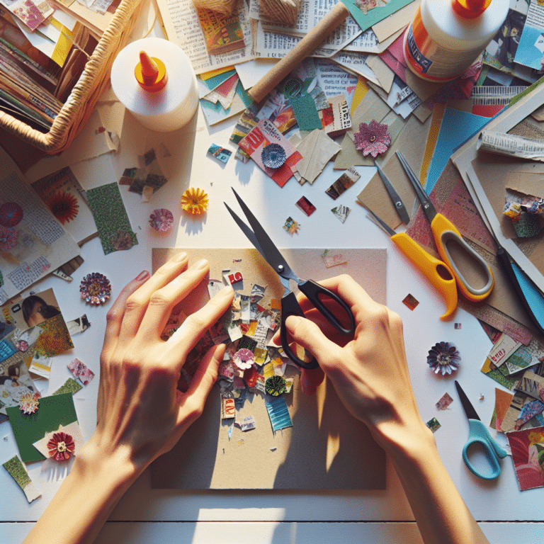 Creating Eco-Friendly Greeting Cards from Old Magazines