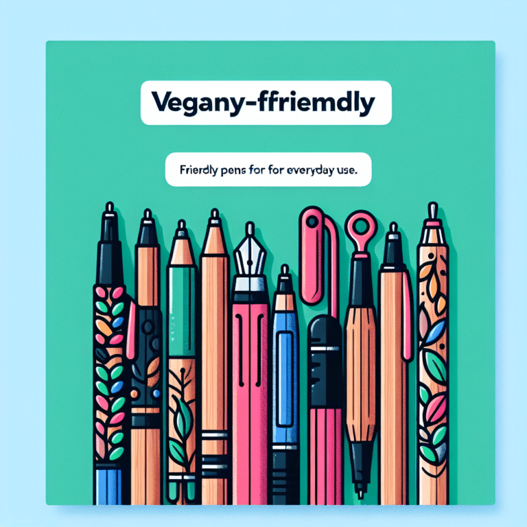 Vegan-Friendly Pens for Everyday Use