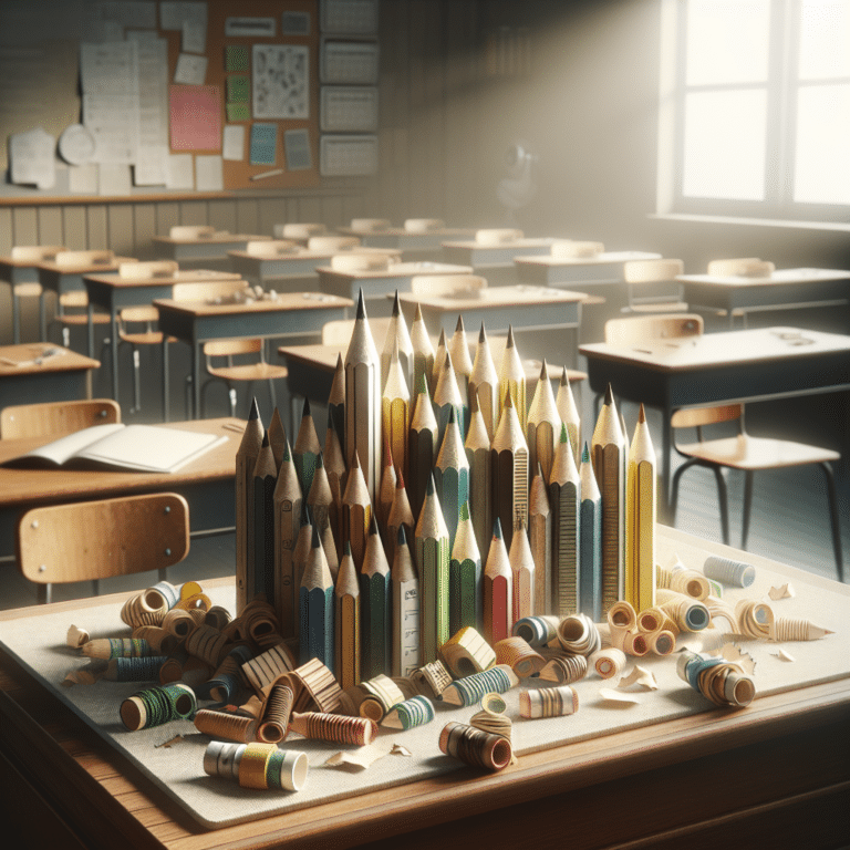 Recycled Paper Pencils for School