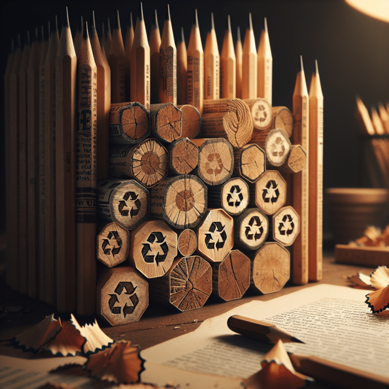 Achieving Sustainability with Recycled Wood Pencils