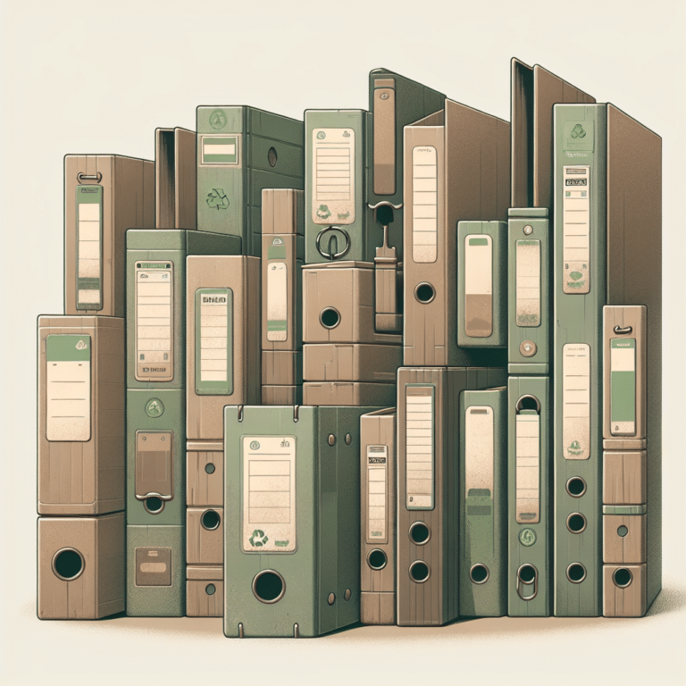 Recycled Folders and Binders