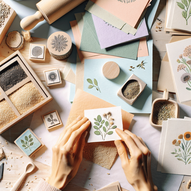 Creating Your Own Seed Paper Stationery