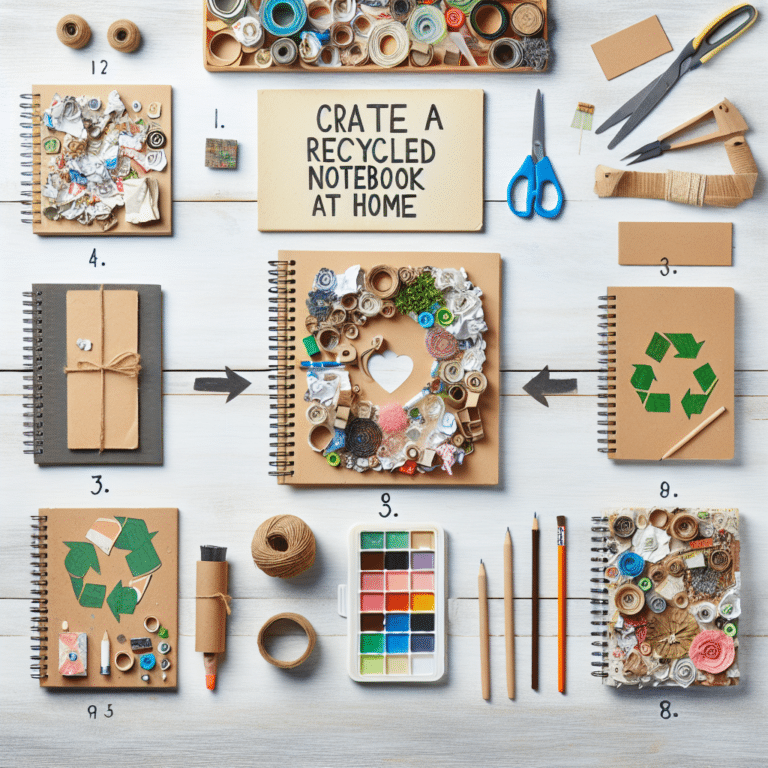 Creating Your Own Recycled Notebooks at Home