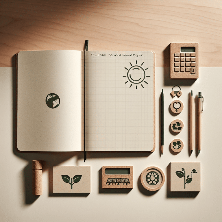 Minimalist Sustainable Notebook Ideas for Students